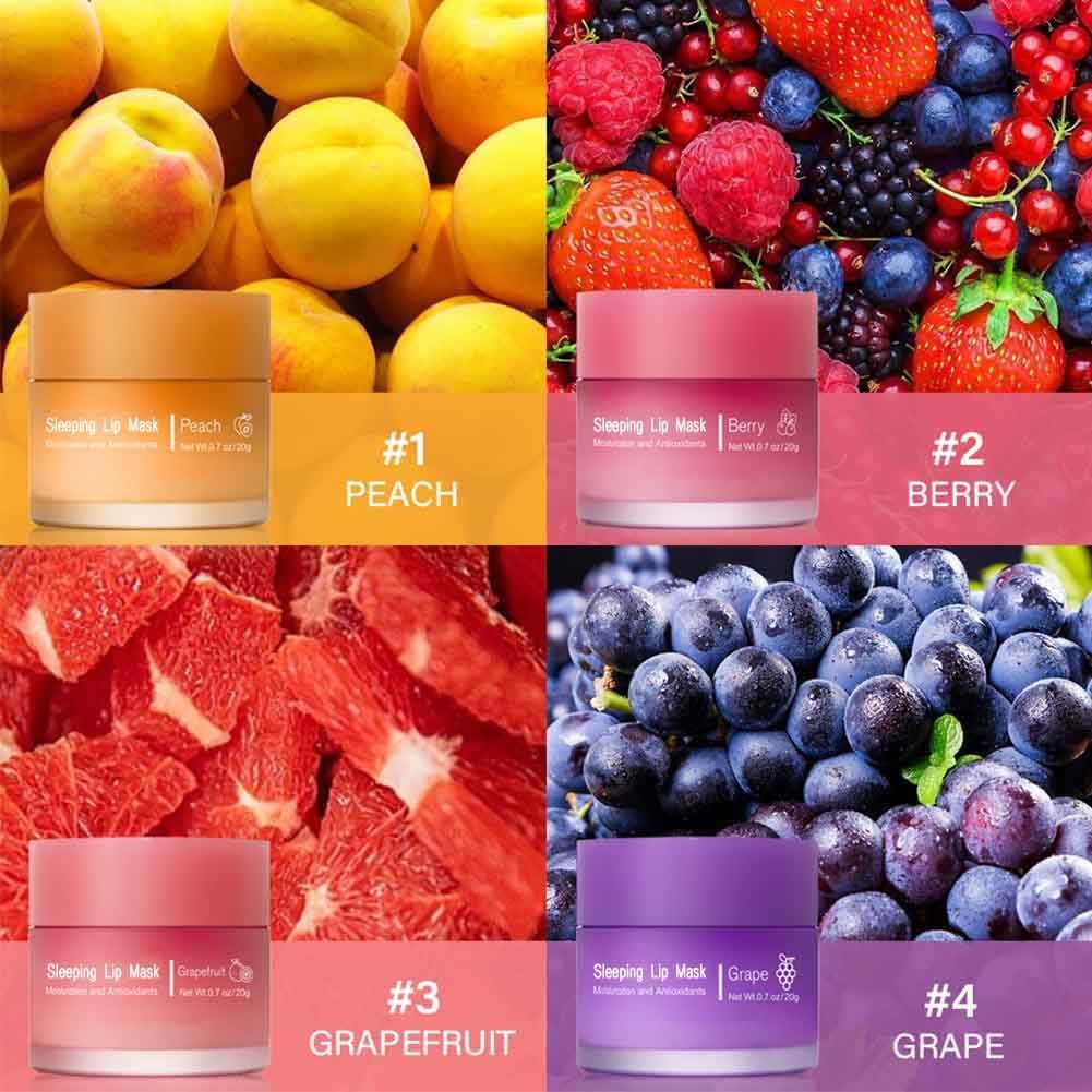 Sleeping lip mask, Nourish  Hydrate Lip Mask With Vitamin C, Antioxidants, Lip Balm, Lip Skin Care, Improve Lip Color, Reduce Lip Lines