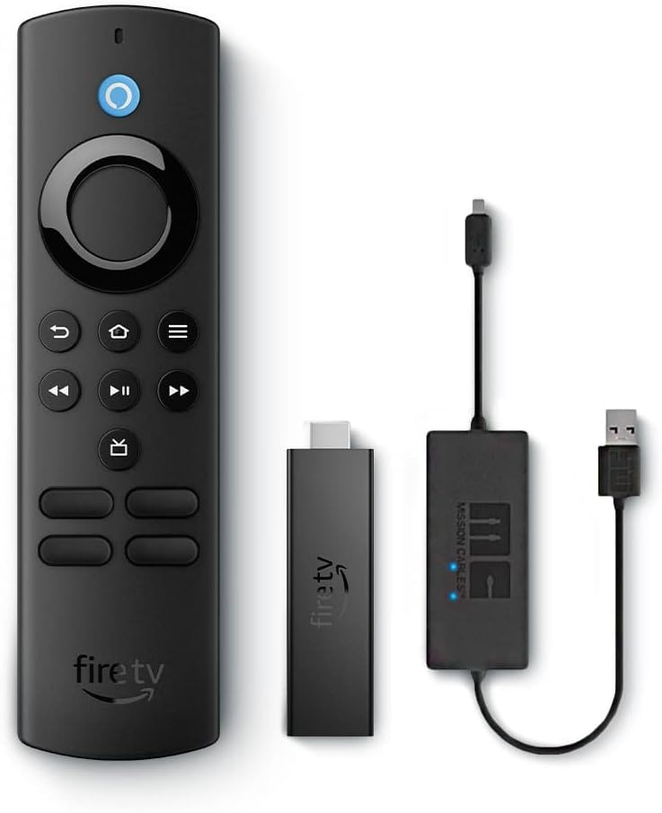 Amazon Fire TV Stick Lite, free and live TV, Alexa Voice Remote Lite, smart home controls, HD streaming