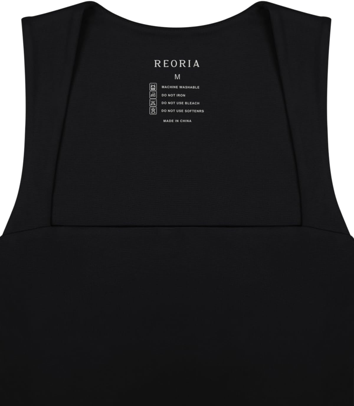 REORIA Butsmooth® Womens Square Neck Going Out Crop Tops Double Lined Cute Basic Tank Tops 2024 Clothes