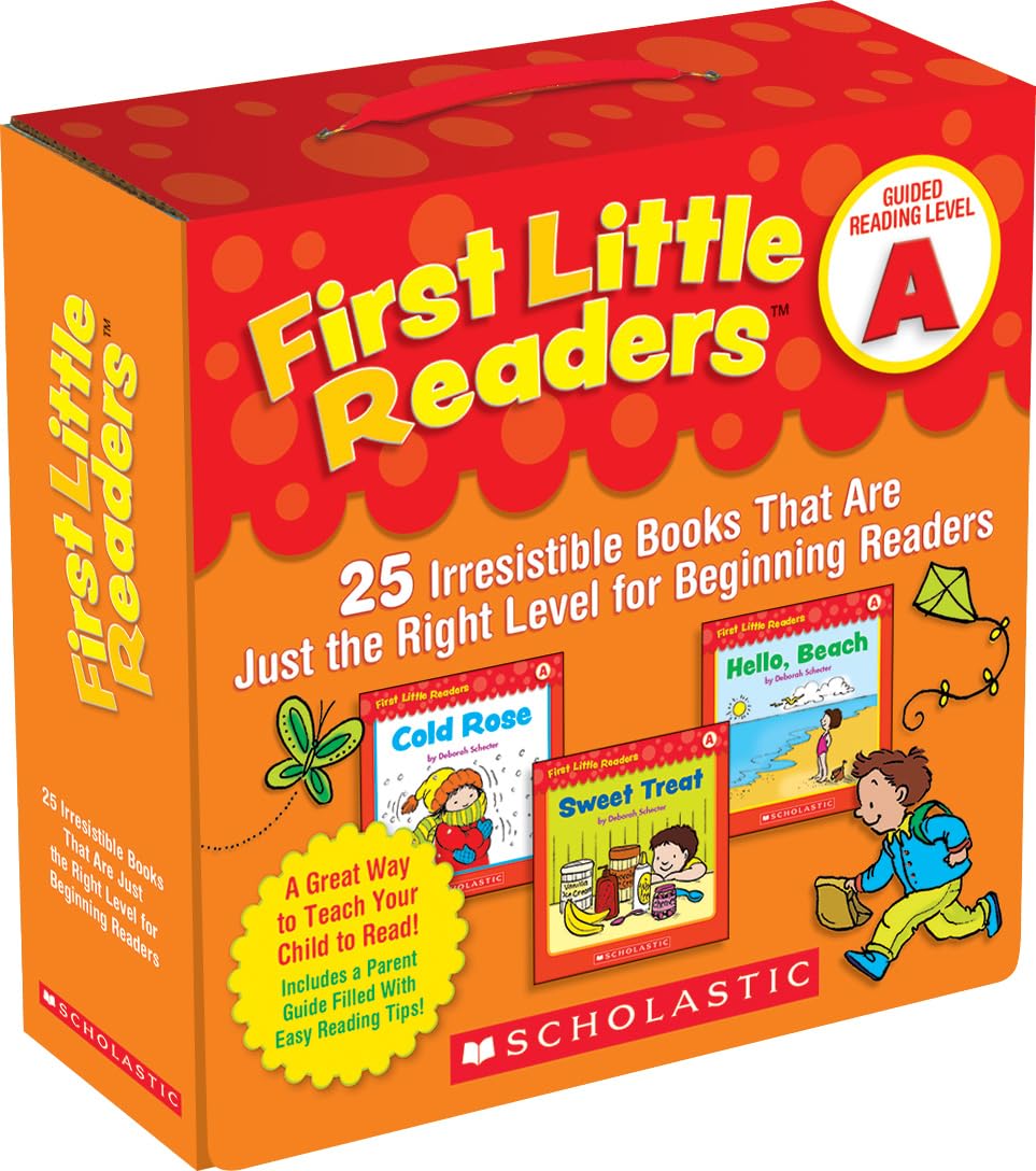 First Little Readers Parent Pack: Guided Reading Level A: 25 Irresistible Books That Are Just the Right Level for Beginning Readers      Paperback – Illustrated, October 1, 2010