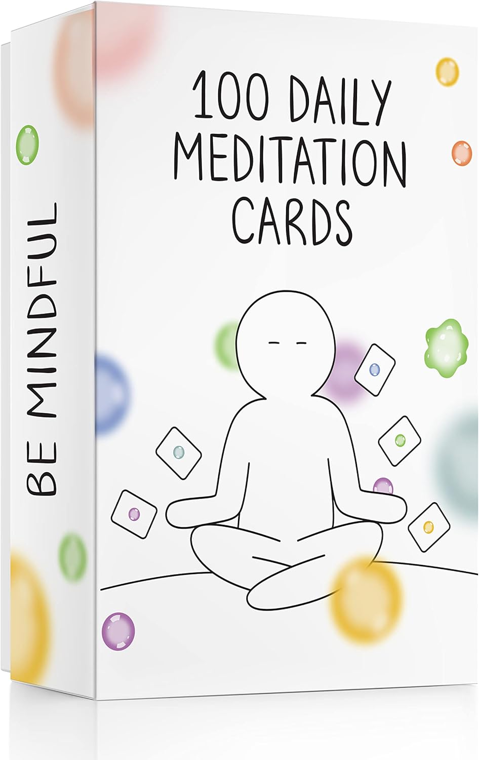 BEST 100 Daily Meditation Cards | Anxiety Relief Item for Relaxation | Self Care Kit for Stress Relief | Perfect Mindfulness Gift For Teens  Adults | Advance Beyond Positive Affirmations