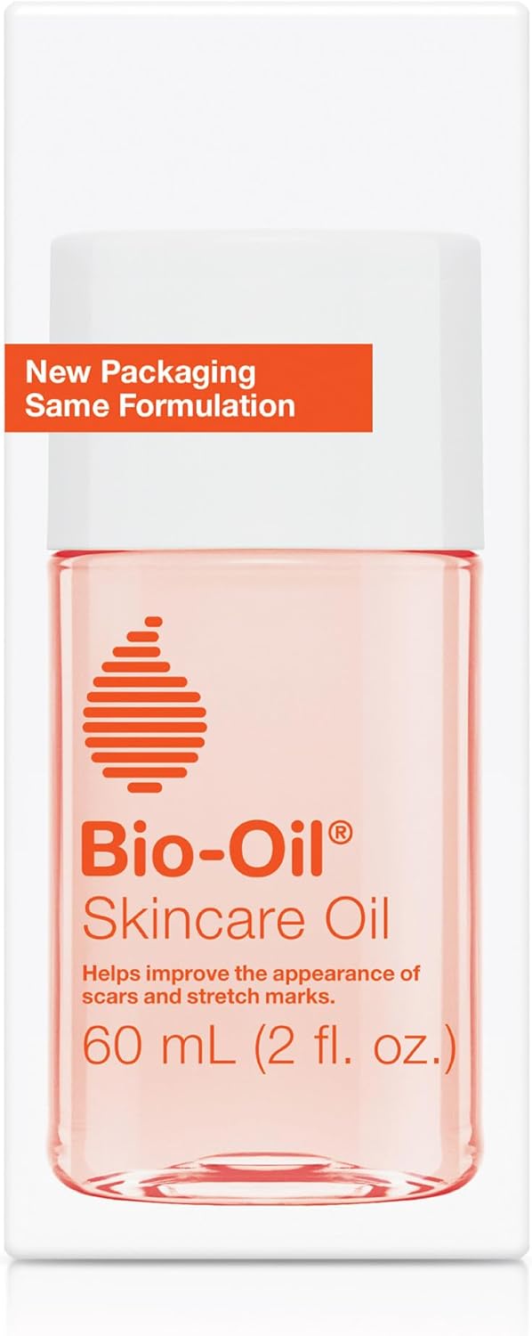 Bio-Oil Skincare Body Oil, Vitamin E, Serum for Scars  Stretchmarks, Face  Body Moisturizer, 2 oz, All Skin Types