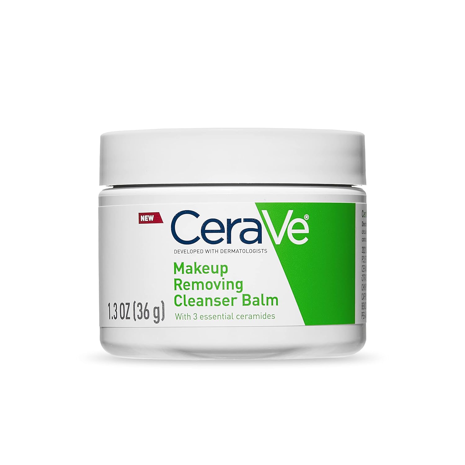 CeraVe Cleansing Balm Makeup Remover, Waterproof Makeup Remover With Ceramides  Plant-Based Jojoba Oil To Nourish  Hydrate, Non-Comedogenic  Fragrance Free, Stocking Stuffers For Women, 1.3 Oz