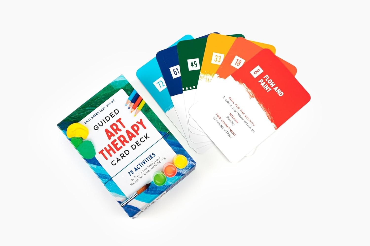 Guided Art Therapy Card Deck: 75 Activities to Explore Your Feelings and Manage Your Emotional Well-Being      Cards – October 31, 2023