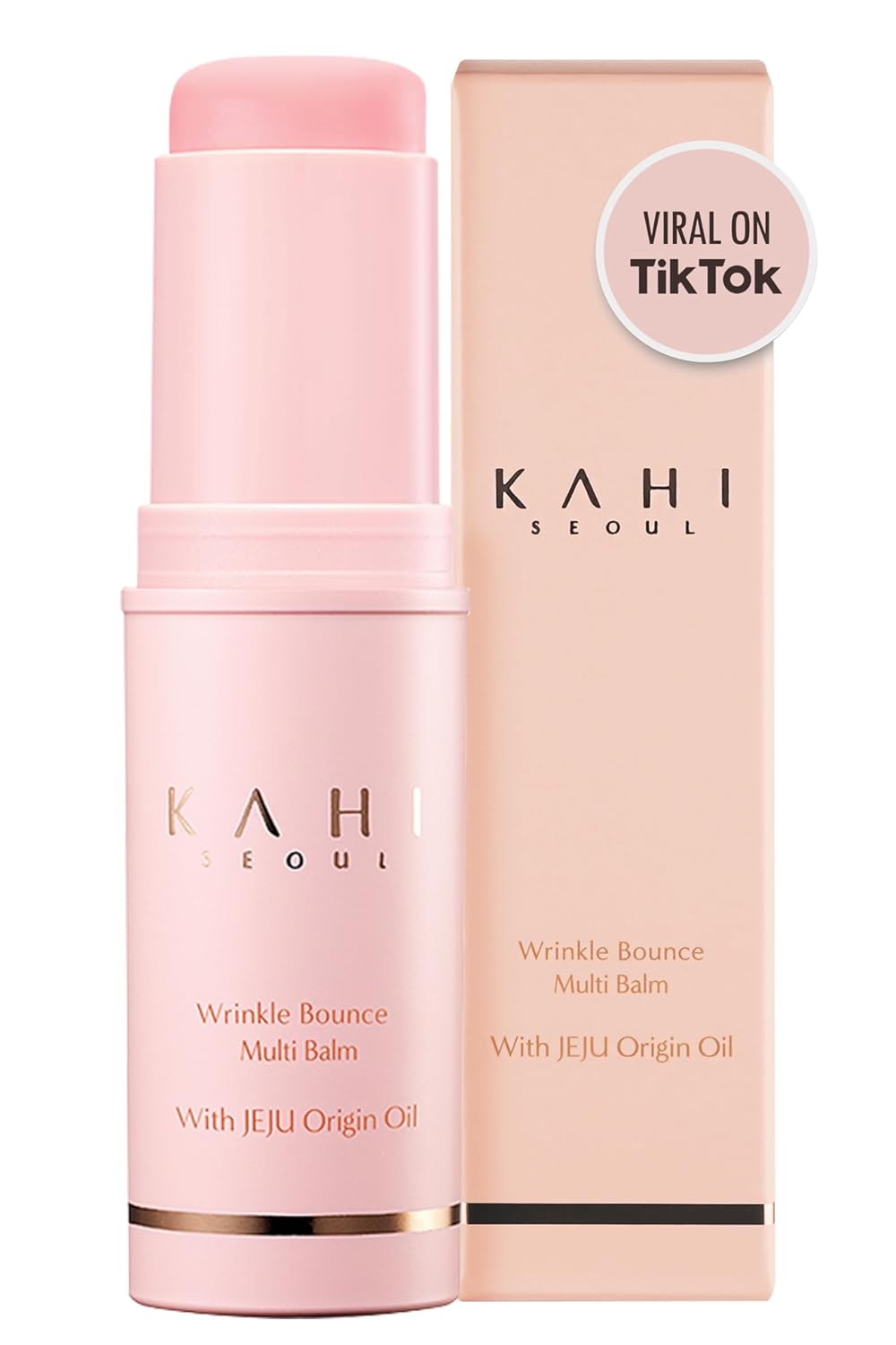 KAHI Wrinkle Bounce Multi Balm Facial Moisturizer | All-in-One Hydrating Lip Balm Eye Cream Neck Cream Make Up Base  Face Mist Moisture Balm Stick | Daily Face Moisturizer Stick (0.32 fl oz)