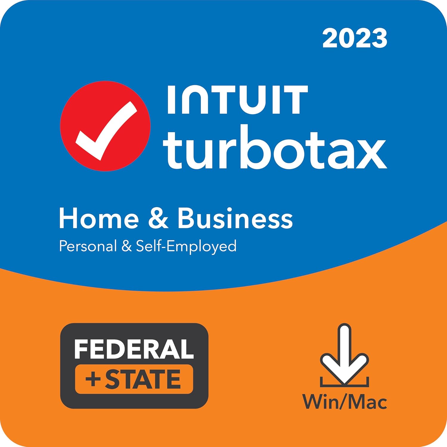 [Old Version] TurboTax Home  Business 2023, Federal  State Tax Return [PC/Mac Download]