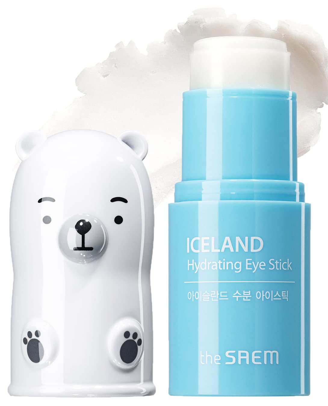 The SAEM Iceland Hydrating Eye Stick 0.24oz - Cooling Eye Balm for Dark Circles and Puffiness – Under Eye Treatment - Reduce Wrinkles and Moisturizing - Minimize Dark  Puffy Eyes - Aqua Scent