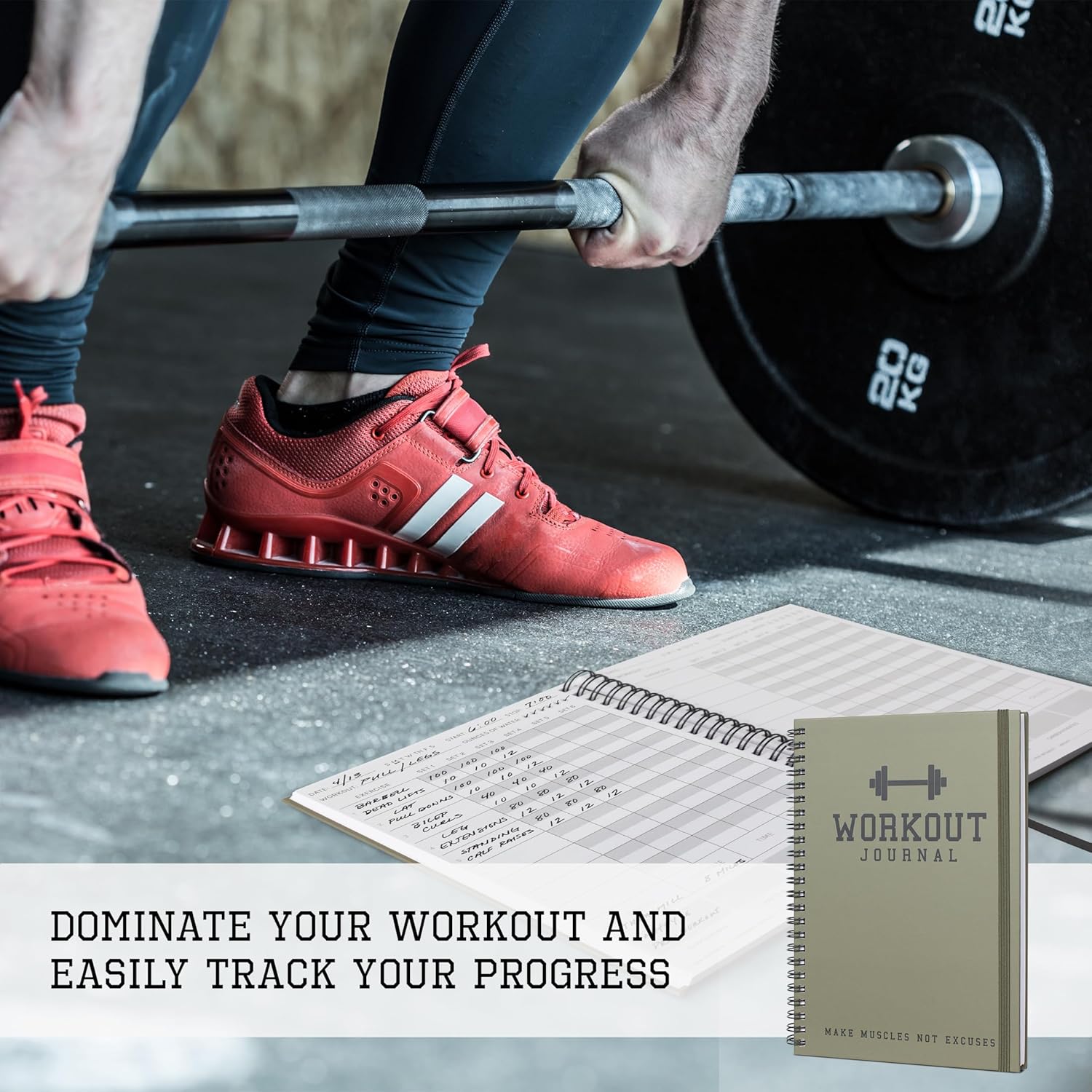 The Ultimate Fitness Journal for Tracking and Crushing Your Gym Goals - Detailed Workout Planner  Log Book For Men and Women - Great Gym Accessories With Calendar, Nutrition  Progress Tracker