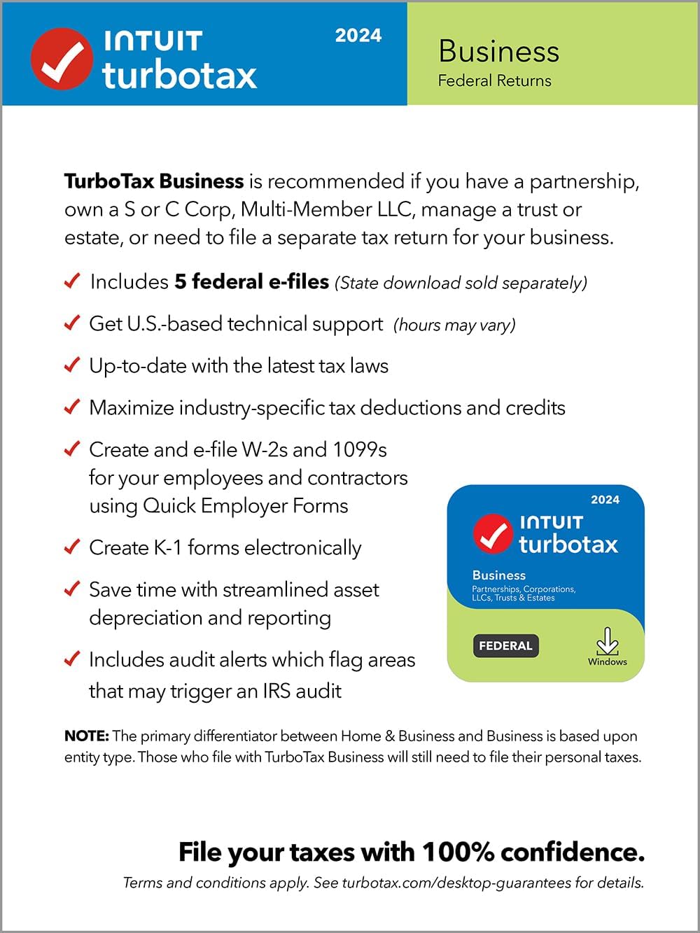 TurboTax Deluxe 2024 Tax Software, Federal Tax Return [PC/MAC Download]