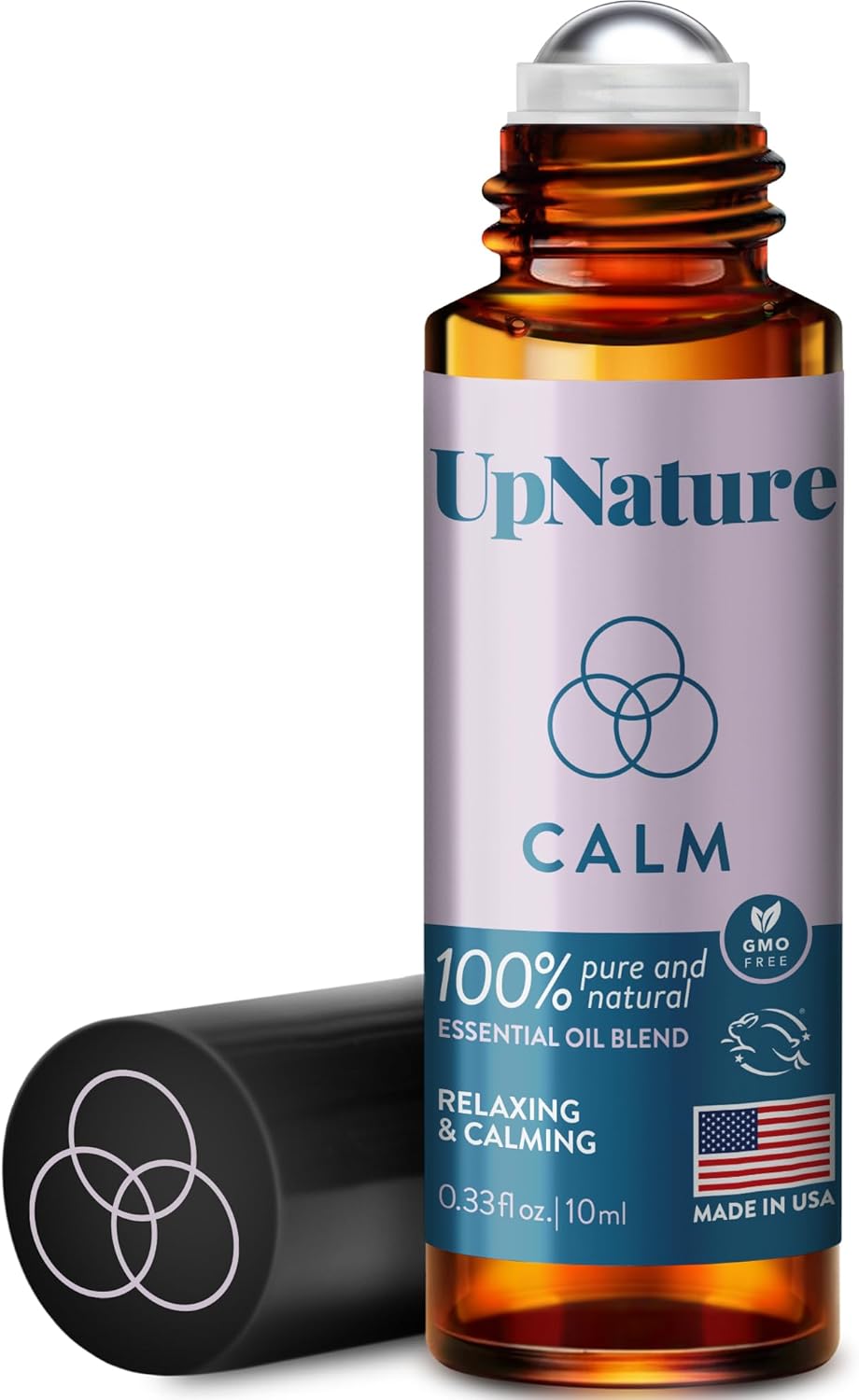 UpNature Calm Essential Oil Roll On - Stocking Stuffers for Women - 100% Natural Relaxation Self Care Gifts